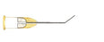 Eagle Labs FLOvisc Viscoelastic Cannula (DeCamp) - FLOvisc Viscoelastic DeCamp Cannula, 10 mm Angled Tip, 20G Stepped down to 25G - 109-27-25