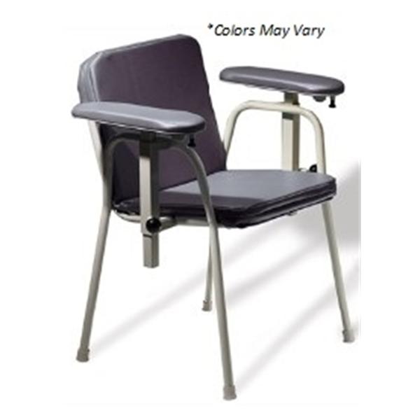 Midmark oration Chair Blood Draw Ritter Silver Sage Stl/Vnl 400lb Pd Bck/20 St Ea