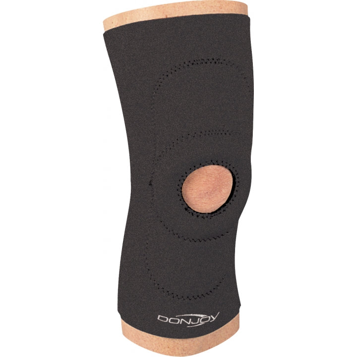 DJO Global DonJoy Adjustable Patella Donut Support - Drytex Adjustable Patella Donut Knee Support, Black, Size XL - 11-0549-5-06000