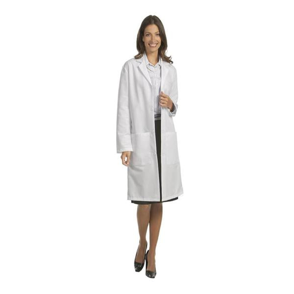 Fashion Seal Lab Coat 80% Polyester / 20% Cotton Unisex White X-Small 41 in Ea (3492-XS)