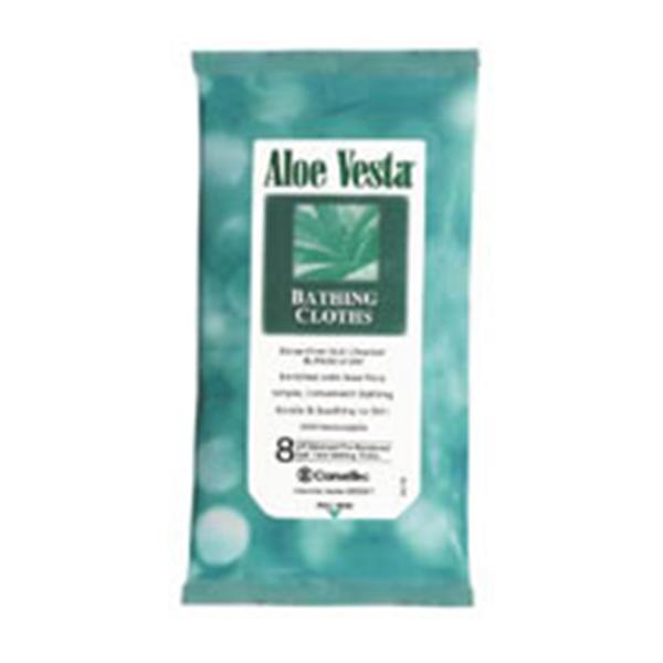 Convatec US Cloths Bathing Aloe Vesta Natural Botanical Oils 24x8/Ca