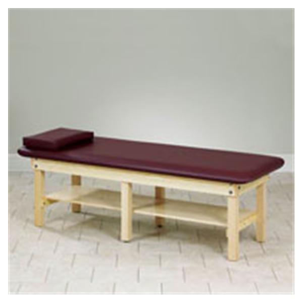 Clinton Industries Table Treatment 2" Foam Pad 78x30x26" Burgundy 600lb Capacity Ea