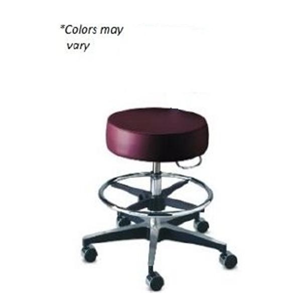 Brewer Company Stool Exam Century Series Buckskin Casters Backless 5 Leg Ea