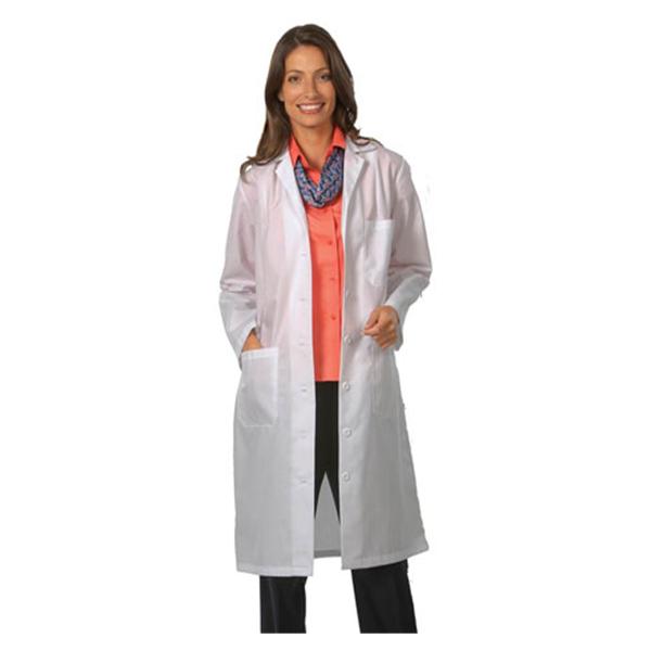 Fashion Seal Lab Coat 65% Polyester / 35% Cotton Womens White 2X Large Ea (438-2XL)