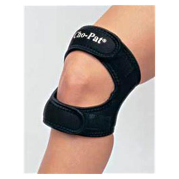 Alimed Strap Stabilizer Cho-Pat Dual Action Adult Knee Blk Sz Lg Left Ea