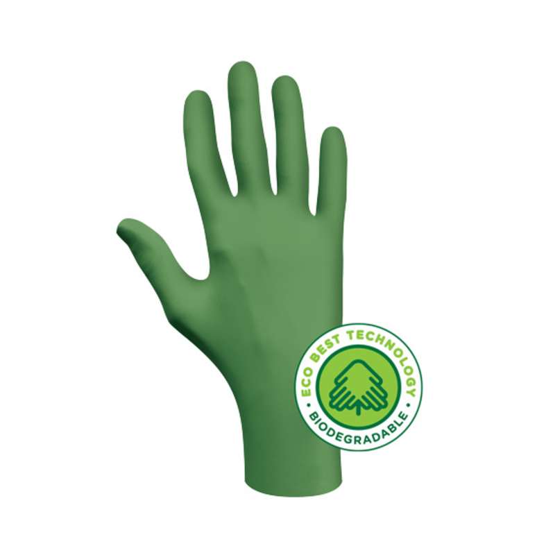 Best Manufacturing Company Biodegradable Nitrile Gloves - Showa Biodegradable Nitrile Glove, 4 Mil, Size S - 6110PFS