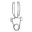 Medline Industries  Clamp Penile Strauss Stainless Steel/Rubber Lined 4-1/3" Ea
