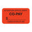 Medical Arts Press Chart Label Fluorescent Red 1-1/2x7/8" 250/RL 250/Rl
