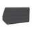 Akro-Mils Divider Bin 17-3/32x5/16x8-3/8" Black Polymer f/ 30265 Akrbn 6/Pk