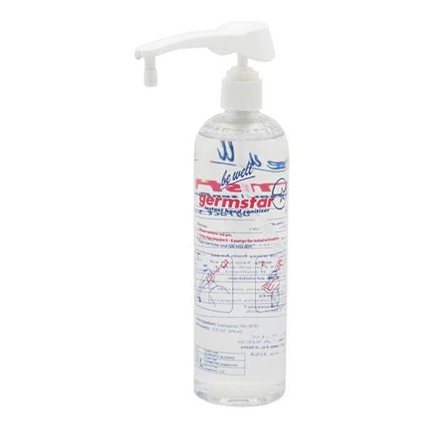Germstar Hand Sanitizer Manual Pump Germstar 16 oz Fresh Mint 16oz/Bt, 12 BT/CA (90340)