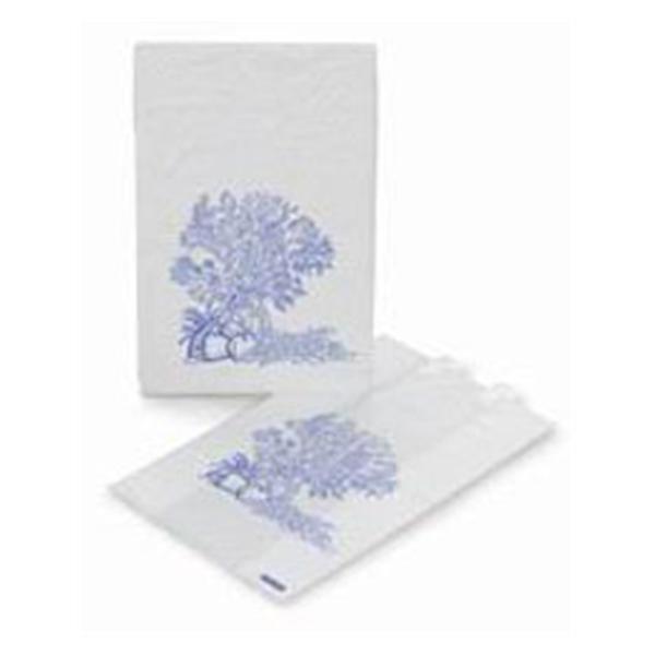 Medegen Medical Products Bag Bedside White/Blue Floral 7x11-1/2x3-1/2" HDPE 2000/Ca