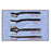 Healthmark Brush Instrument Cleaning Nylon 7-3/4x1-1/2" Nylon Bristle Ea, 10 EA/PK (3181-P)