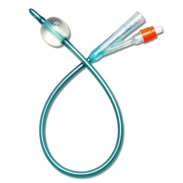 Medline Industries  Catheter Foley Silvertouch 14Fr 5-10cc Slvr Hdrphlc Ct 10/Ca