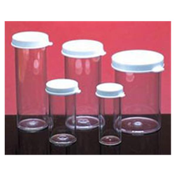 Fisher Scientific  Container Specimen Polystyrene 32x44mm 15 Dram Transparent 144/Ca