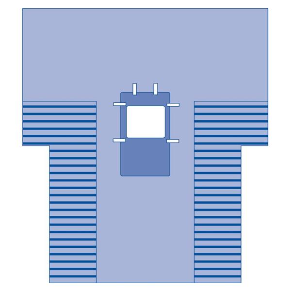 Medline Industries  Drape Abdominal Laparoscopy Proxima 12x13 Fen 77x12 Strl 12/Ca