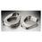 Dukal oration Bedpan Commode Silver Stainless Steel 6/Bx