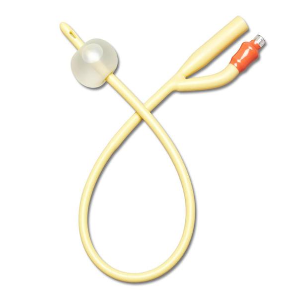 Medline Industries  Catheter Foley 18Fr 5-10cc Strt Tp Slcn Elstmr Ct 2Wy 12/Ca