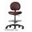 Brewer Company Stool Exam Millennium Series Chocolate Glides Backrest Ea