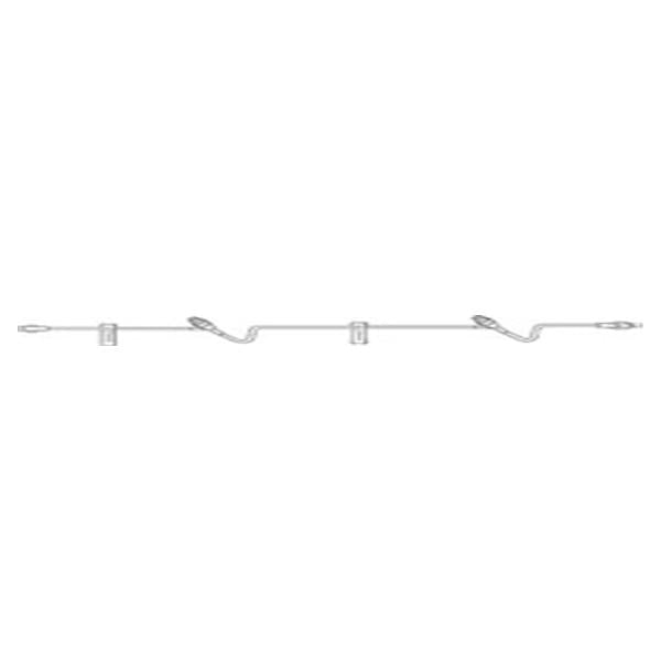 Baxter Healthcare IV Ext St 42 2 Clrlnk Yinj Sites: 34", 6 M LL Adptr/Clr Spk 48/Ca