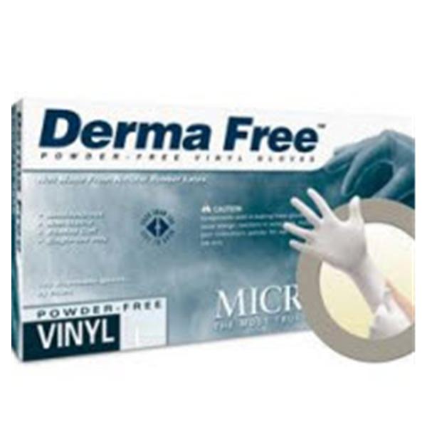 Microflex  Gloves Exam Derma Free PF Vinyl Latex-Free 9 in Sm Clear 1000/Ca
