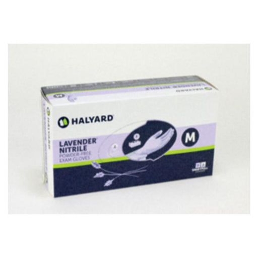 O & M Halyard Gloves Exam Lavender Nitrile PF Nitrile LF 9.5 in XL Lav 230/Bx, 10 BX/CA (52820)