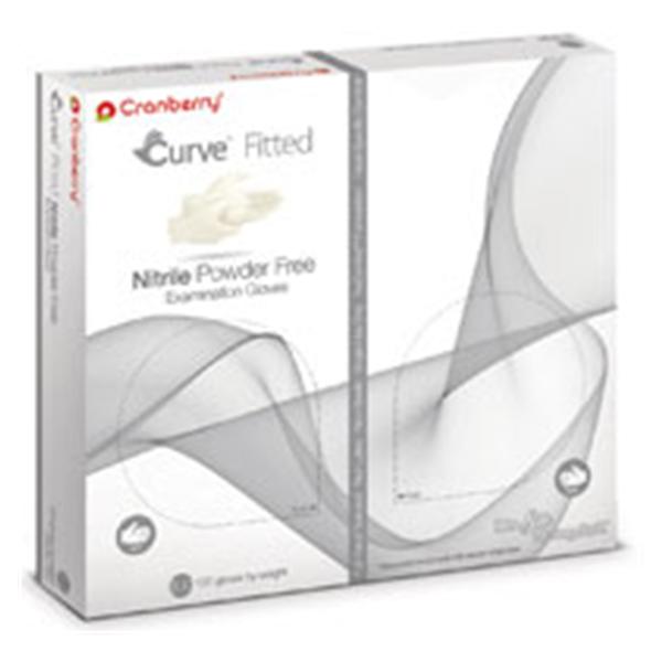 Pro2 Solutions Gloves Exam Curve PF Nitrile Latex-Free 9.5 in 6 Pro White 100/Bx, 10 BX/CA (3424)