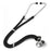 Prestige Medical  Stethoscope Sprague Rappaport Black Adult/Pediatric 22" Ea