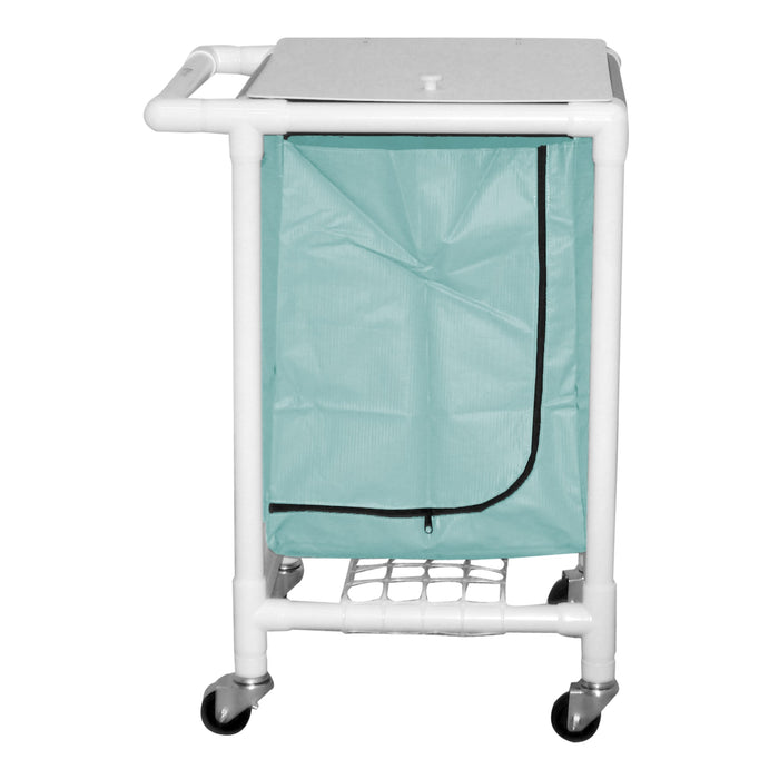 Larger Capacity Single PVC Hamper Carts