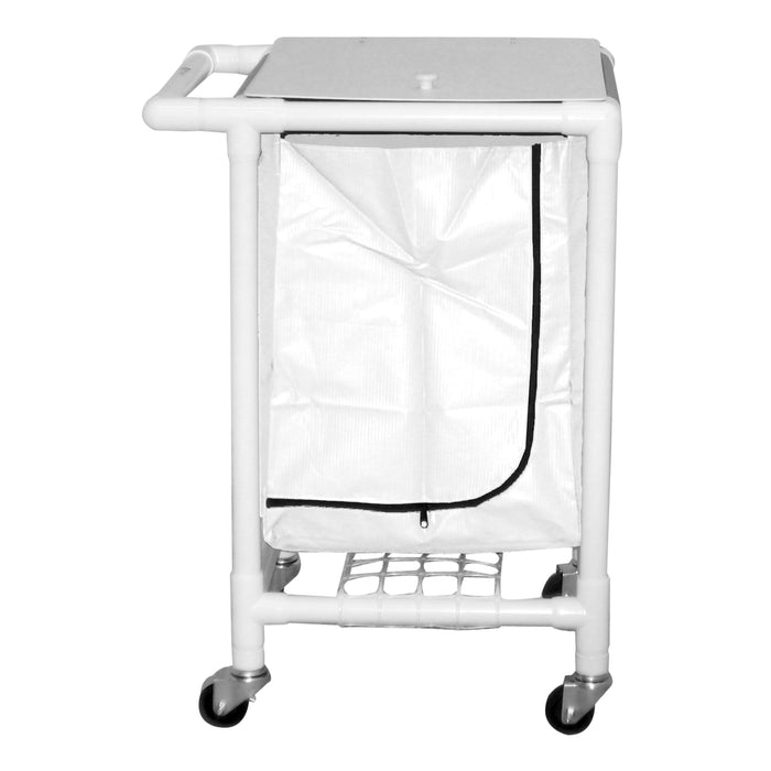 Larger Capacity Single PVC Hamper Carts