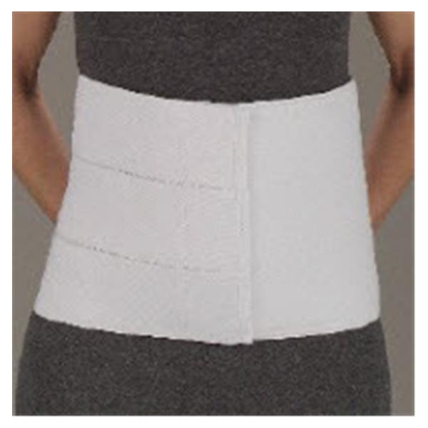 Deroyal Industries  Binder Compression Adult Abdominal Elastic 3Pnl Wht Sz 9 Md/Lg Ea