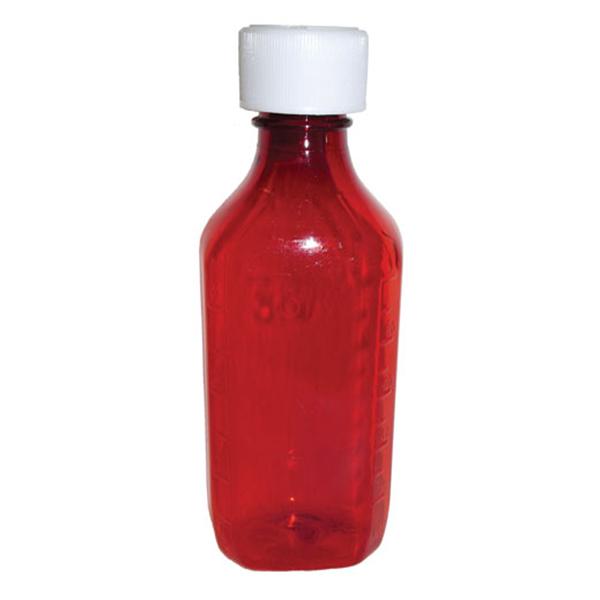 Clarke Container Division Bottle Syrup Plastic 16oz Amber 50/Ca