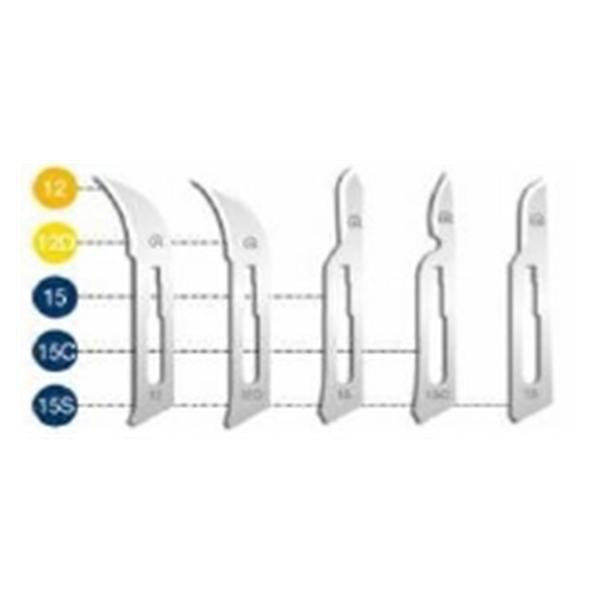 Henry Schein  Blade Surgical Henry Schein #15C Carbon Steel Non-Sterile 10/Bx, 200 BX/CA (1483)