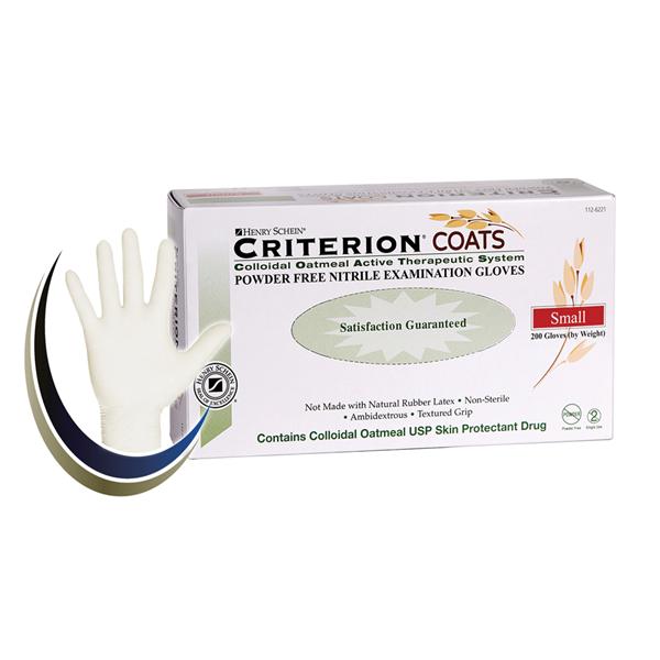 Henry Schein  Gloves Exam Criterion Coats PF Nitrile Latex-Free Sm 200/Bx, 10 BX/CA (1126221)