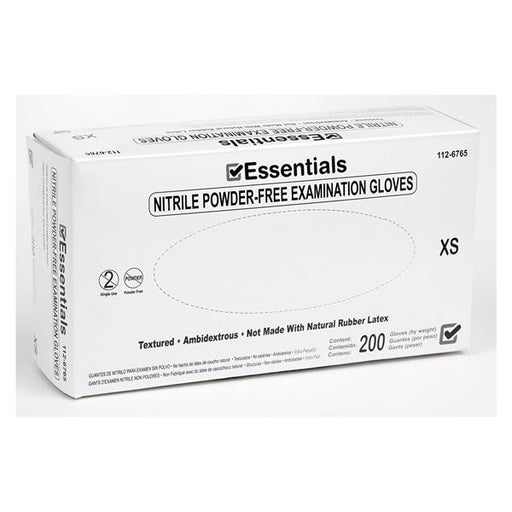 Essentials Healthcare Products Gloves Exam Essentials PF Nitrile Latex-Free XS Periwinkle 200/Bx, 10 BX/CA (1126765)