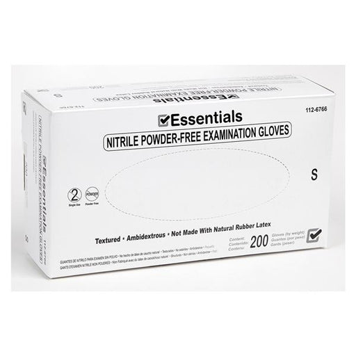 Essentials Healthcare Products Gloves Exam Essentials PF Nitrile Latex-Free Sm Periwinkle 200/Bx, 10 BX/CA (1126766)