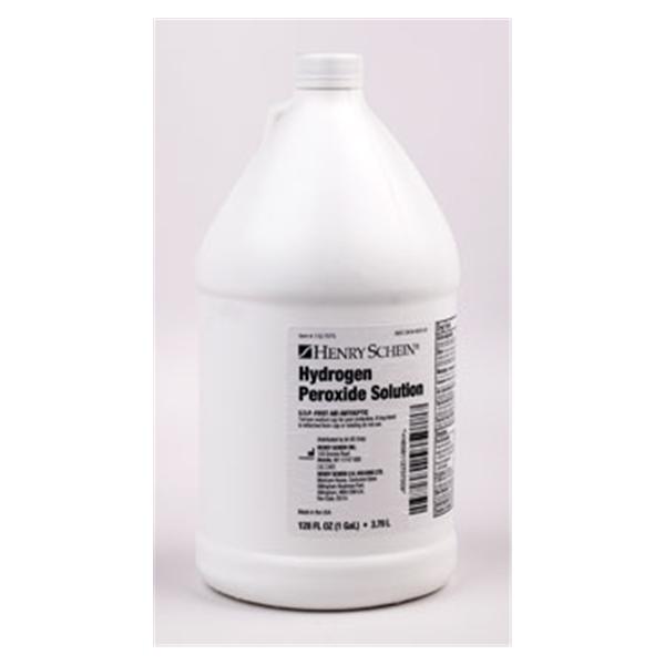 Henry Schein  HSI Hydrogen Peroxide 3% Antiseptic Solution 1gal Gal/Bt, 4 EA/CA (112-7070)