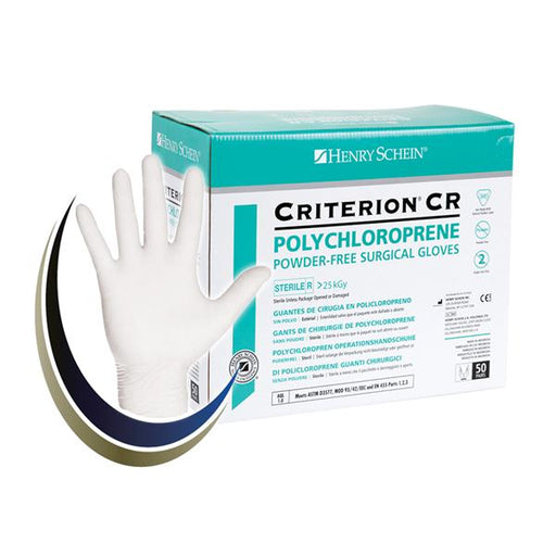 Criterion CR Polychloroprene Gloves - Powder-Free Surgical Gloves, Sterile, Size 7.0 - CR-SG130-7.0