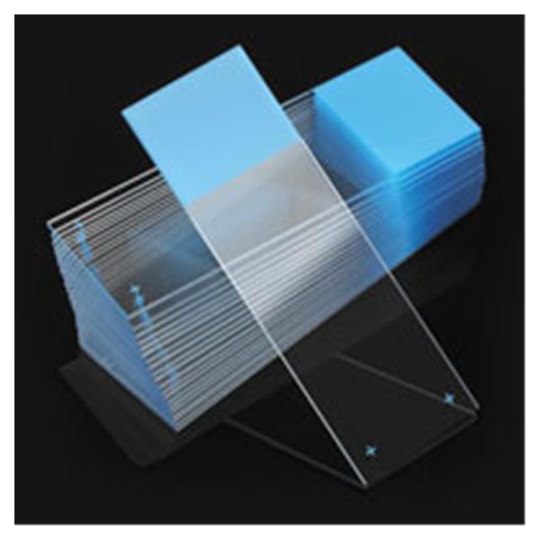 Globe Scientific  Diamond Microscope Slide 25x75mm Blue 72x20/Ca