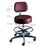 Brewer Company Stool Exam Century Series Black Casters Backrest 5 Leg Ea (11001BVFR-DAV013)