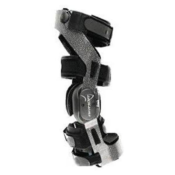 DJO Brace Ski Armor ACL Adult Short Knee Alum Blk Size Small Right Ea