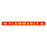 TimeMed a Div of PDC Label Flammable 1/2x500" Removable Red/Yellow 500/Rl