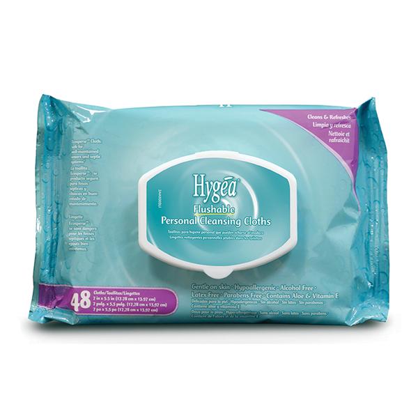 PDI Professional Disposables Wipes Cleansing Hygea Hypoallergenic Light Fresh Scent 48/Pk, 12 PK/CA (A500F48)