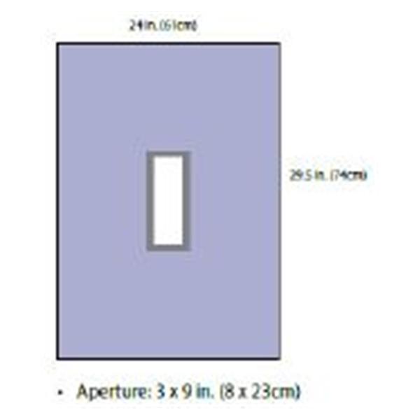 Medical Concepts Develop Drape Fistula Surgical 3x9" Fenestrated 24x31" 10/Ca