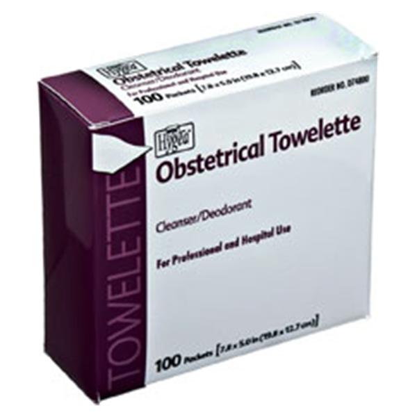 PDI Professional Disposables Twlt Clnsng Hyg .4% BKZ/5%Alc/Chlrthml Indv2 Pkgng Lt Frsh 100/Bx, 10 BX/CA (D74800)