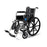 Medline Industries  Wheelchair Excel 2000 300lb 16x18 Blk Fl Lgth Arms Elvt Lgrst Ea