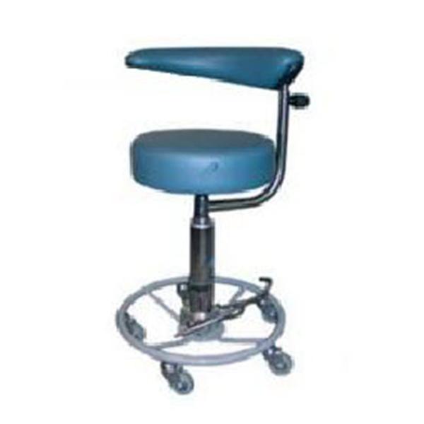 Pedigo Products Stool Surgeons Black Backrest Ea