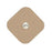Uni-Patch/kendall LTP Electrode Stimulating 2x2" Solid Gel Tan 4/Pk