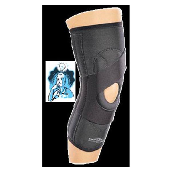 DJO Support Support Lateral "J" Adult Knee Drytx Blk Sz XS Right Ea