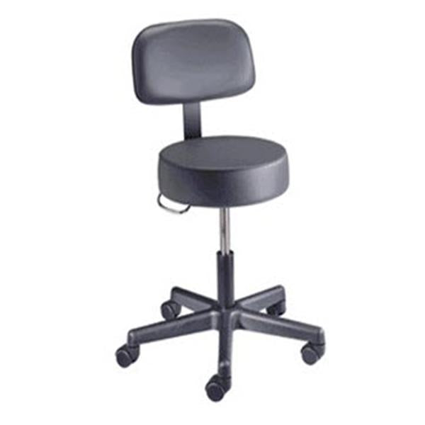Brewer Company Stool Exam Value Plus Clamshell Casters Backrest 5 Leg Ea