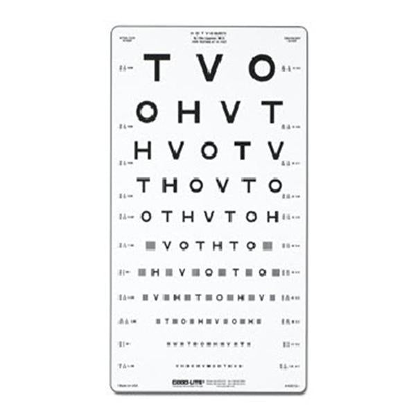 Good-Lite Chart Distance HOTV Crowded Ea (800726)